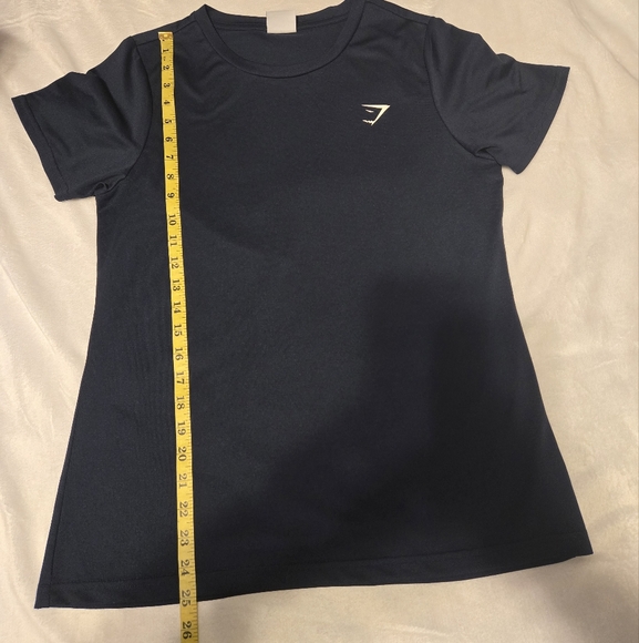 Gymshark Mens T-Shirt Short Sleeve Navy Blue Gym Casual Athleisure Large - Picture 4 of 8